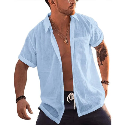 Coastal Cotton Button-Up