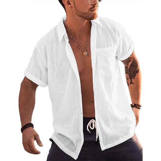 Coastal Cotton Button-Up