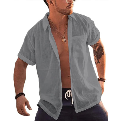 Coastal Cotton Button-Up